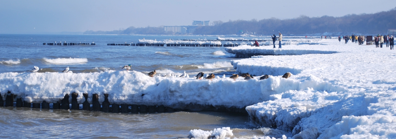  Malownicza zima w Kołobrzegu